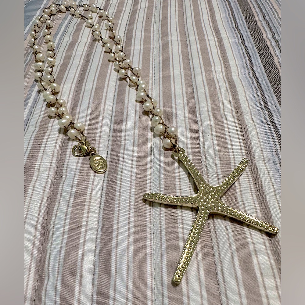 Tommy Bahama Crystal Collection Starfish Pendant Necklace